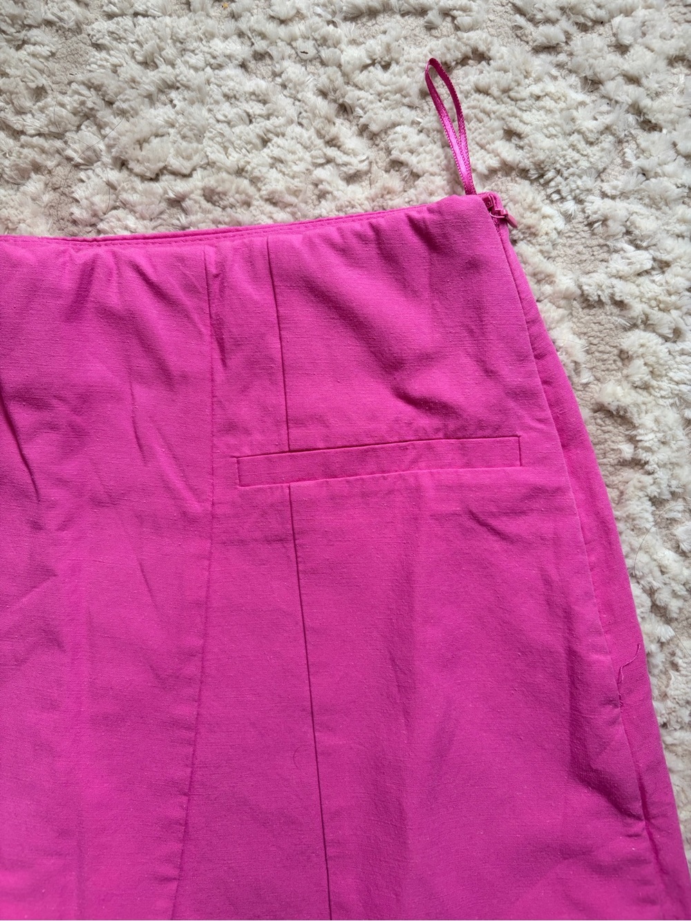 Zara Hot Pink Tailored Skort - Picture 3 of 9